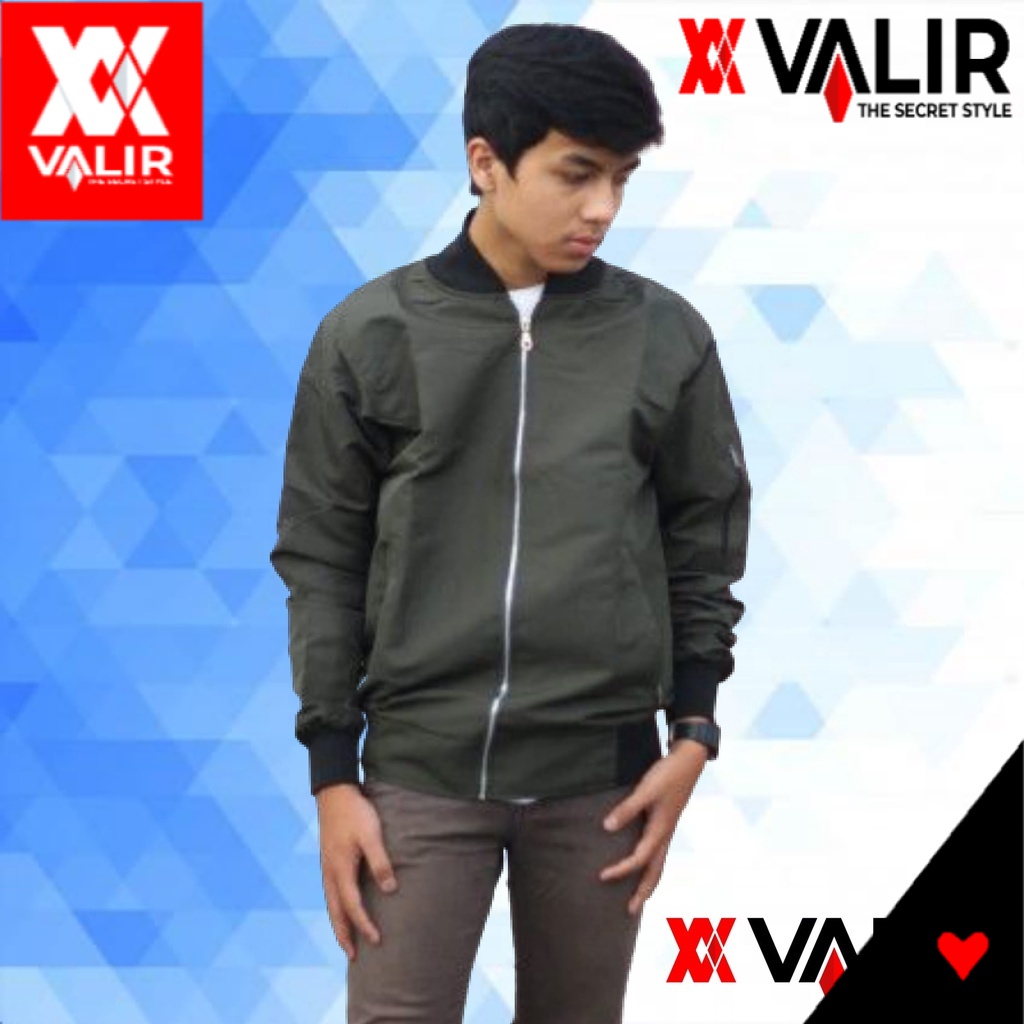Valir Groove Jaket Pria Model Casual Ukuran M - XXL