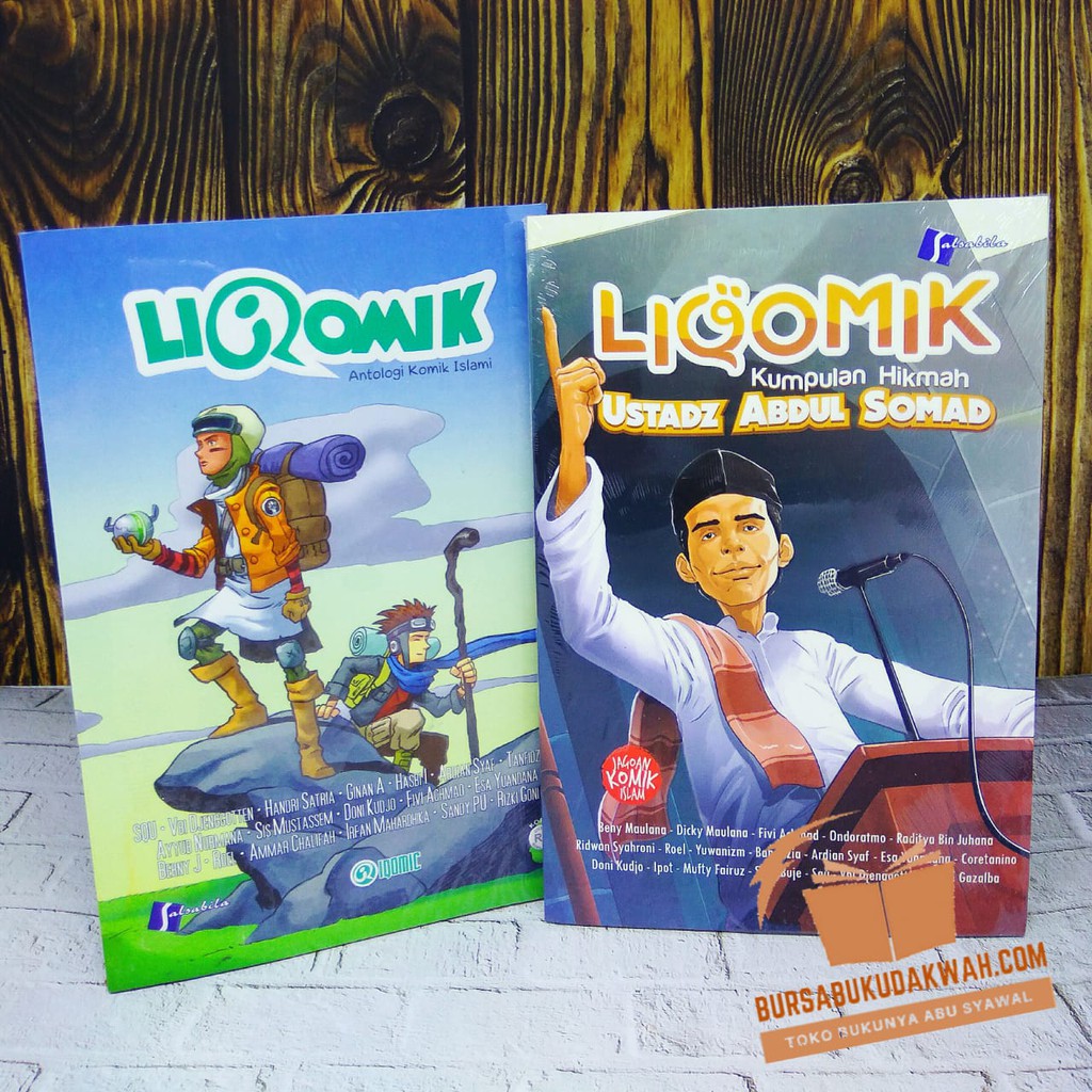 Buku Paket Liqomik Antologi Komik Islam dan Hikmah Ustadz Abdul Somad Original Ori Asli
