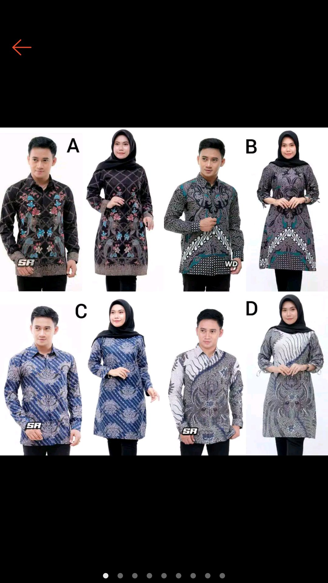 Batik Couple Kemeja Tunik Emhabatik New Arival Terseragamkan