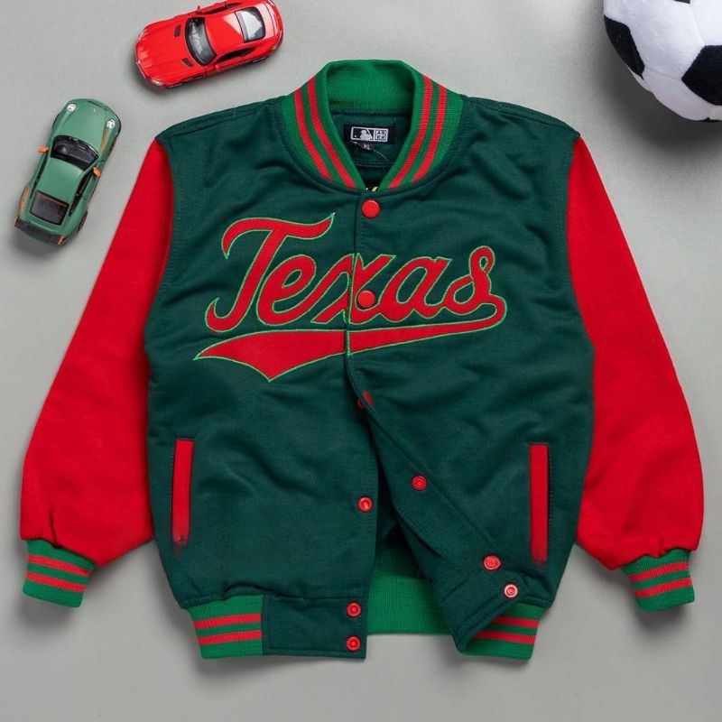 Varsity Texas anak jaket bisbol texas jaket anak baseball