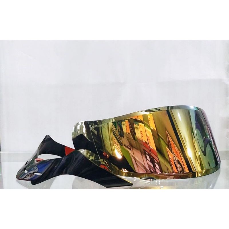 PEKET GANTENG VISOR BLUE + SPOILER KYT RC7 KYT R10 KYT K2RIDER +GRATIS STIKER