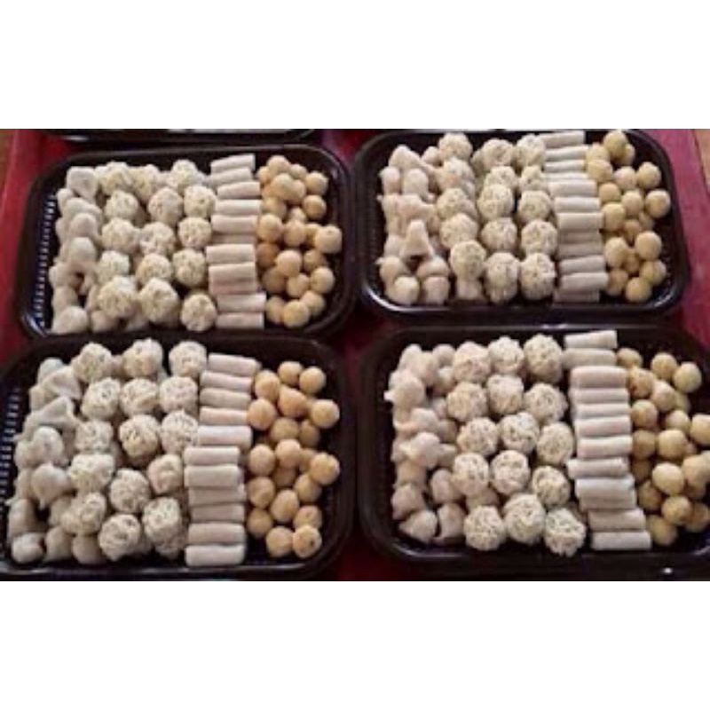 

pempek mini campur ikan kakap super