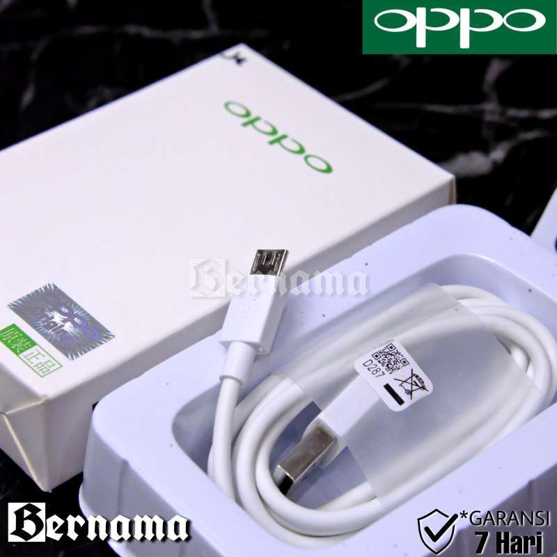 Oppo Micro USB Original Kabel Data - White Kabel Data Oppo Original