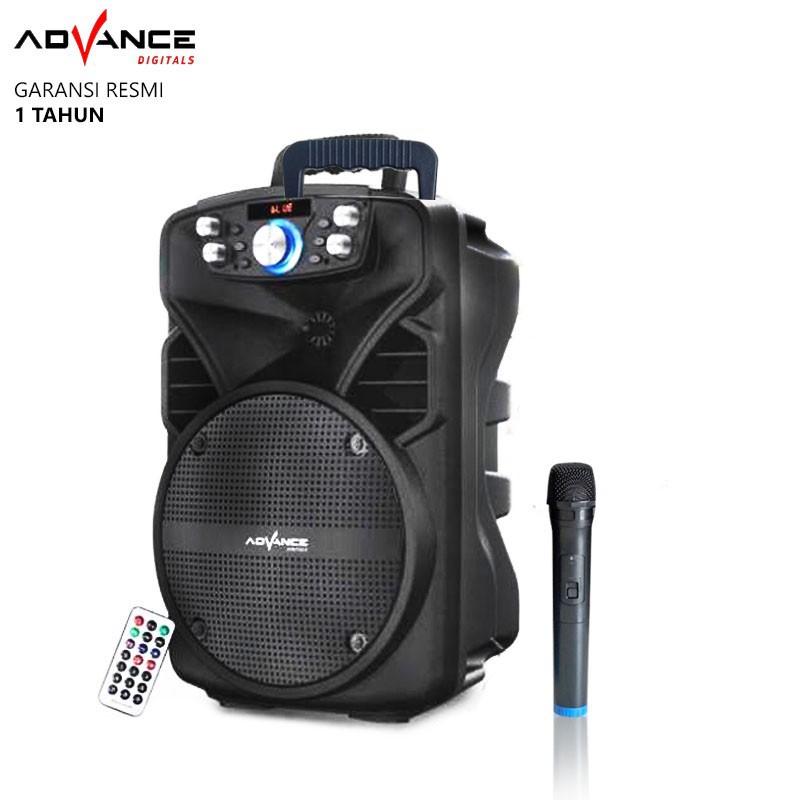 Advance H 801 N V2 - Speaker Bluetooth Advance H801nV2 Speaker Portable with Mic bonus Mic Wireless