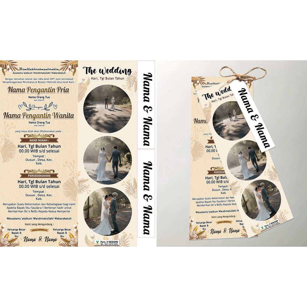 Undangan Pernikahan - Undangan Tali Rami