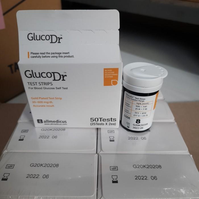 Alat | Strip Gluco Dr Code 8 Refill / Stik Gluco Dr Code 8