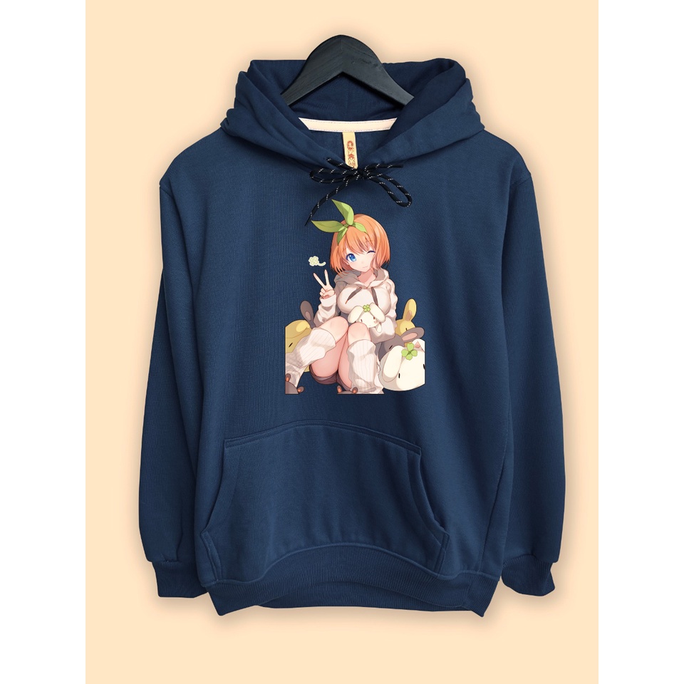 Jaket Hoodie Anime 5 toubun Nakano Yotsuba