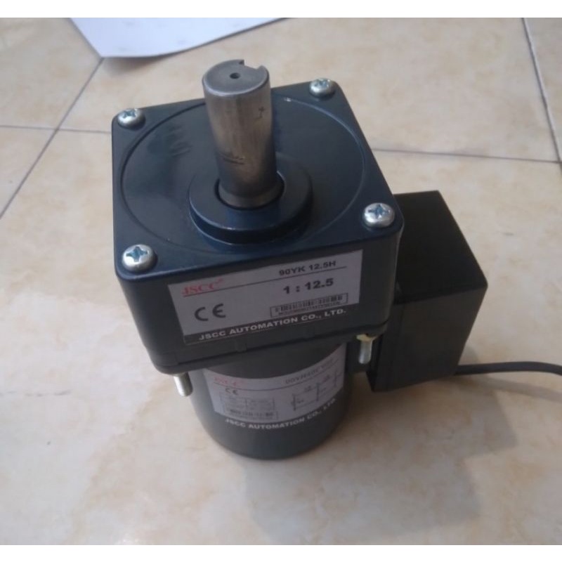 Ac Motor Gearbox 220V 40W Ratio 1 : 12,5 Merk JSCC