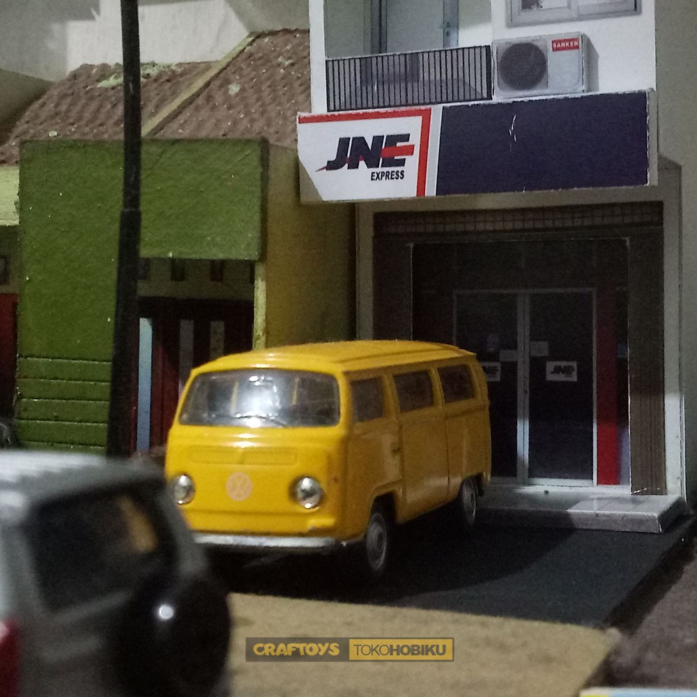 DIORAMA DIECAST - MINIATUR RUKO JNE (BISA KASTEM NAMA)