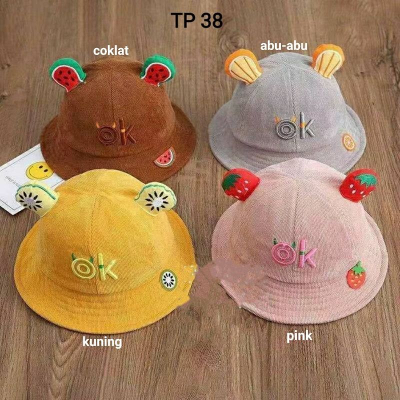 (BISA COD) 1-8thn TOPI BAYI TOPI ANAK TOPI ANAK LAKI LAKI TOPI BAYI LAKI LAKI TOPI BUCKET ANAK TOPI ANAK COWOK TOPI BUCKET BAYI TOPI ANAK PEREMPUAN TOPI ANAK IMPORT BUCKET HAT ANAK TOPI ANAK UNISEX TOPI ANAK MINNIE BABY SHARK BEAR LOL LED FROG 3D MURAH-3