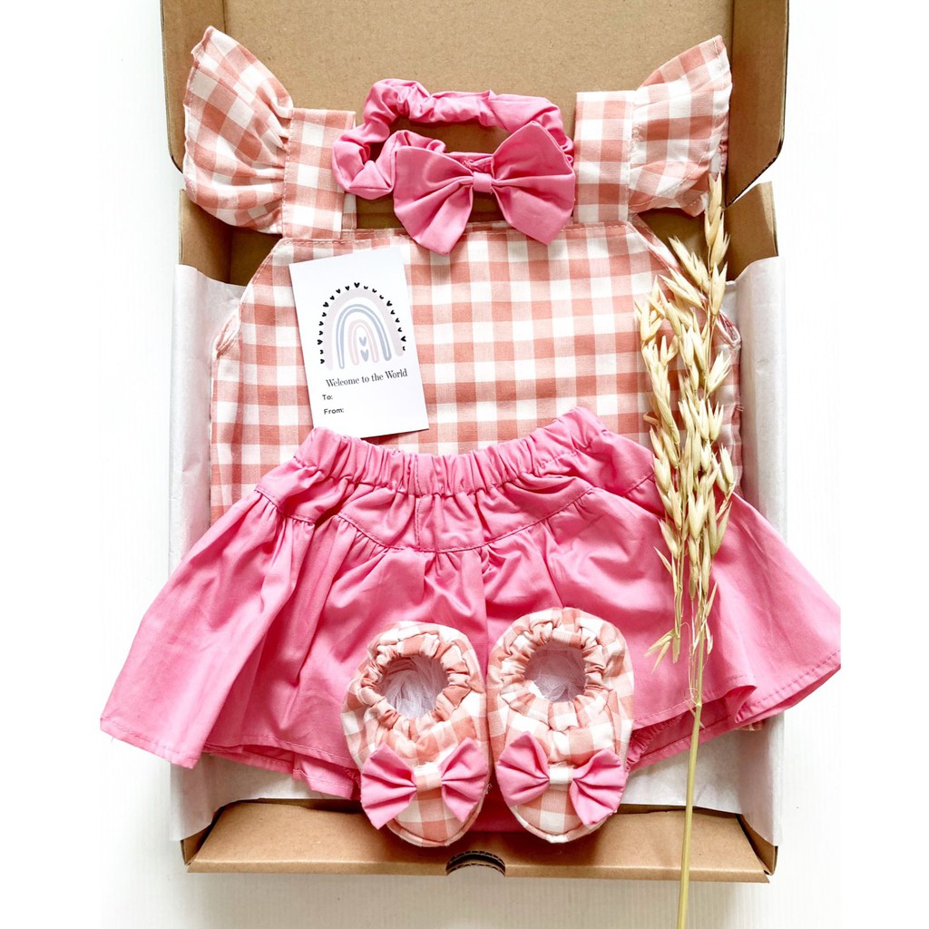 HAMPERS LAHIRAN GEMPITA / AUDREY / EUN JI CLARA AIKO GIANNA gift set lahiran bayi kado baju bayi anak perempuan cewek terlaris lucu