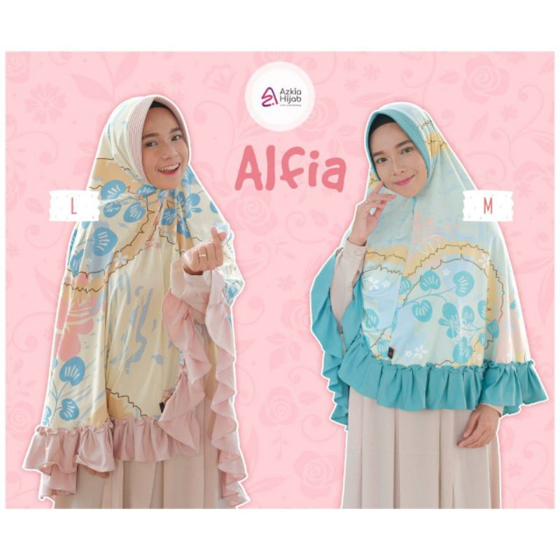 Kerudung/Hijab Motif ALFIA By Azkia Hijab