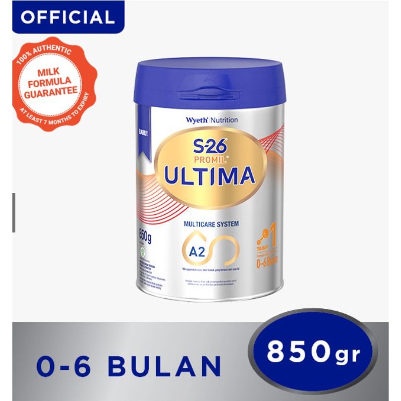 S26 Ultima Promil TAHAP 1 850 gr Susu Formula