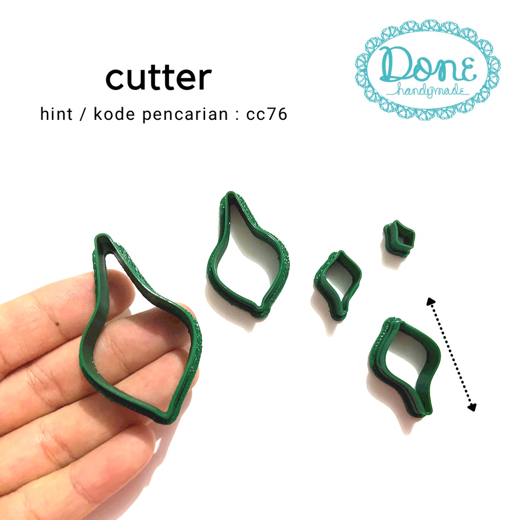 Cetakan clay cetakan fondant cookie cutter alat clay alat fondant cc81