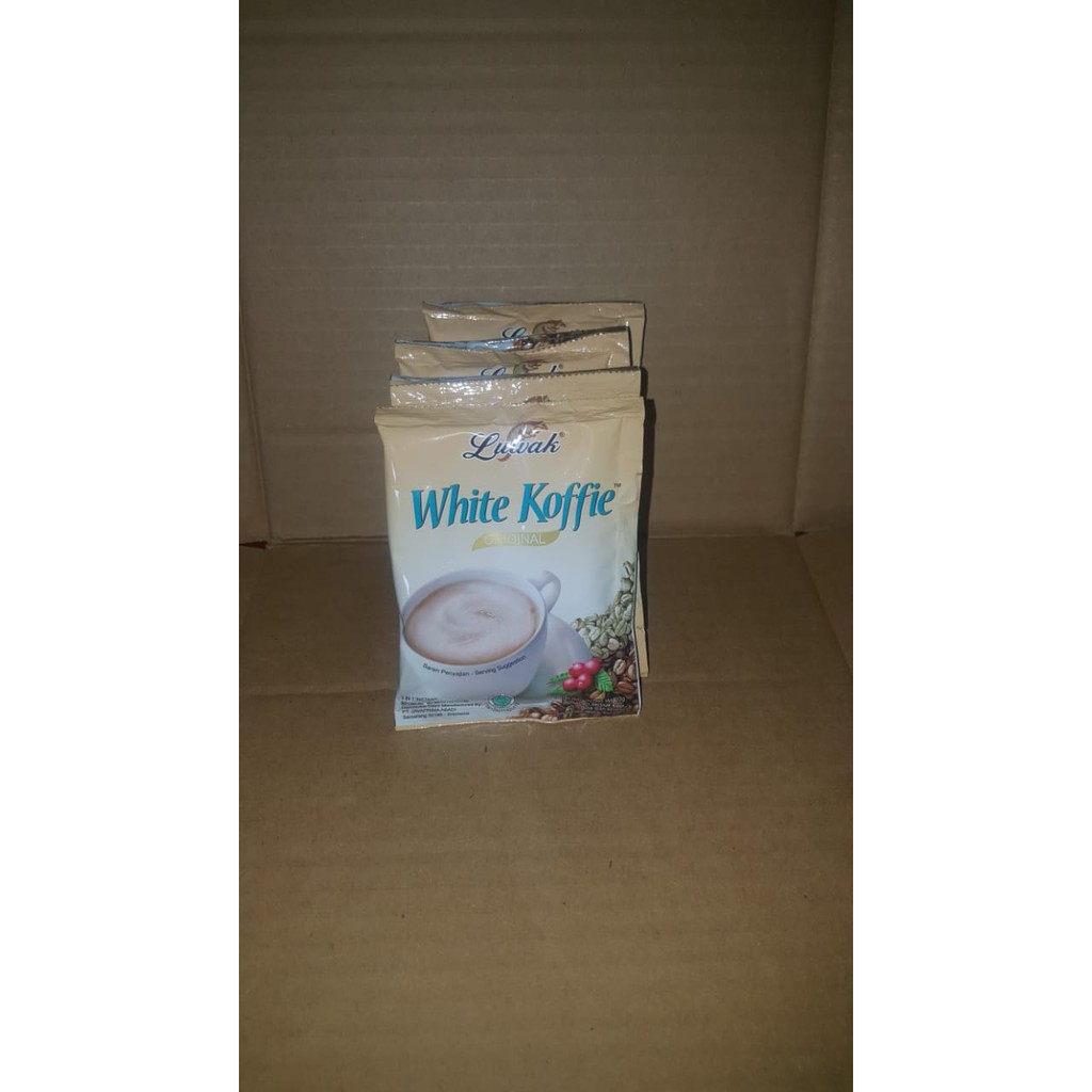 

Kopi LUWAK WHITE KOFFIE 1 renceng