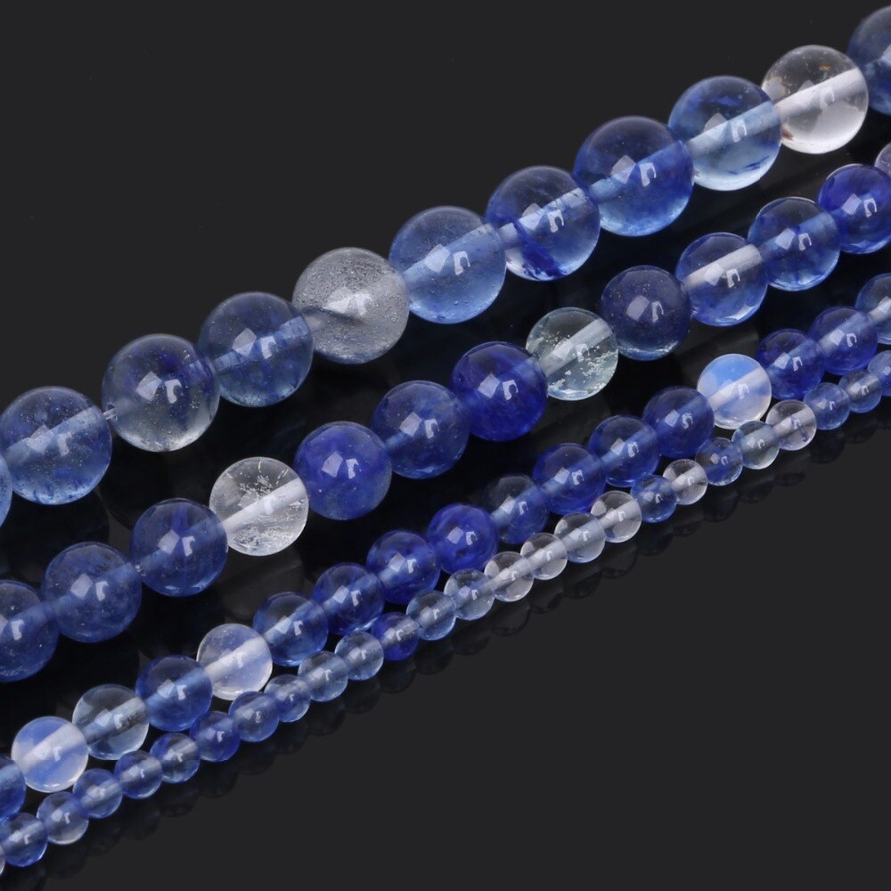 Butir Blue Crystal Quartz Beads