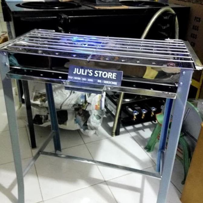 Bakaran Arang Stainless/Panggangan arang stainless ayam sate ikan