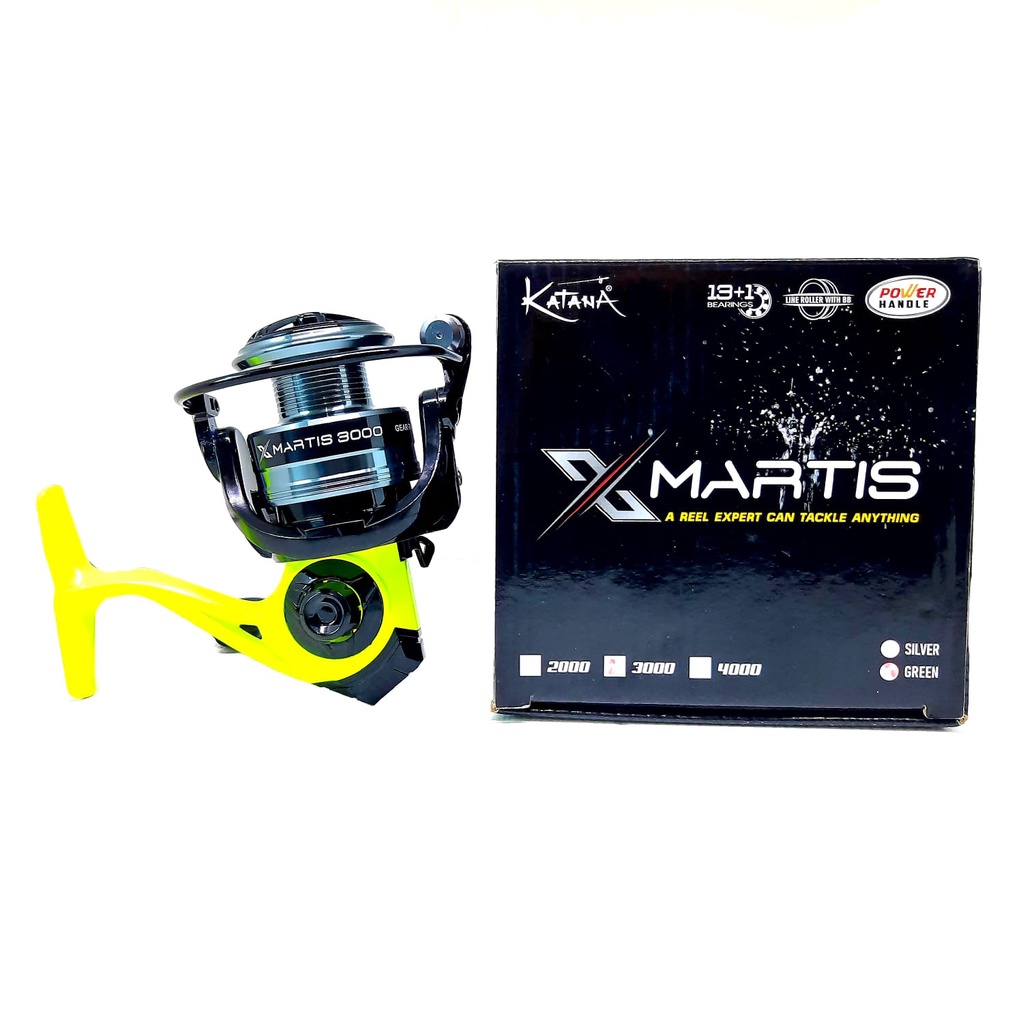 Reel Pancing KATANA X MARTIS 19+1 BB Ukuran 5000-6000 Sangat MURAH