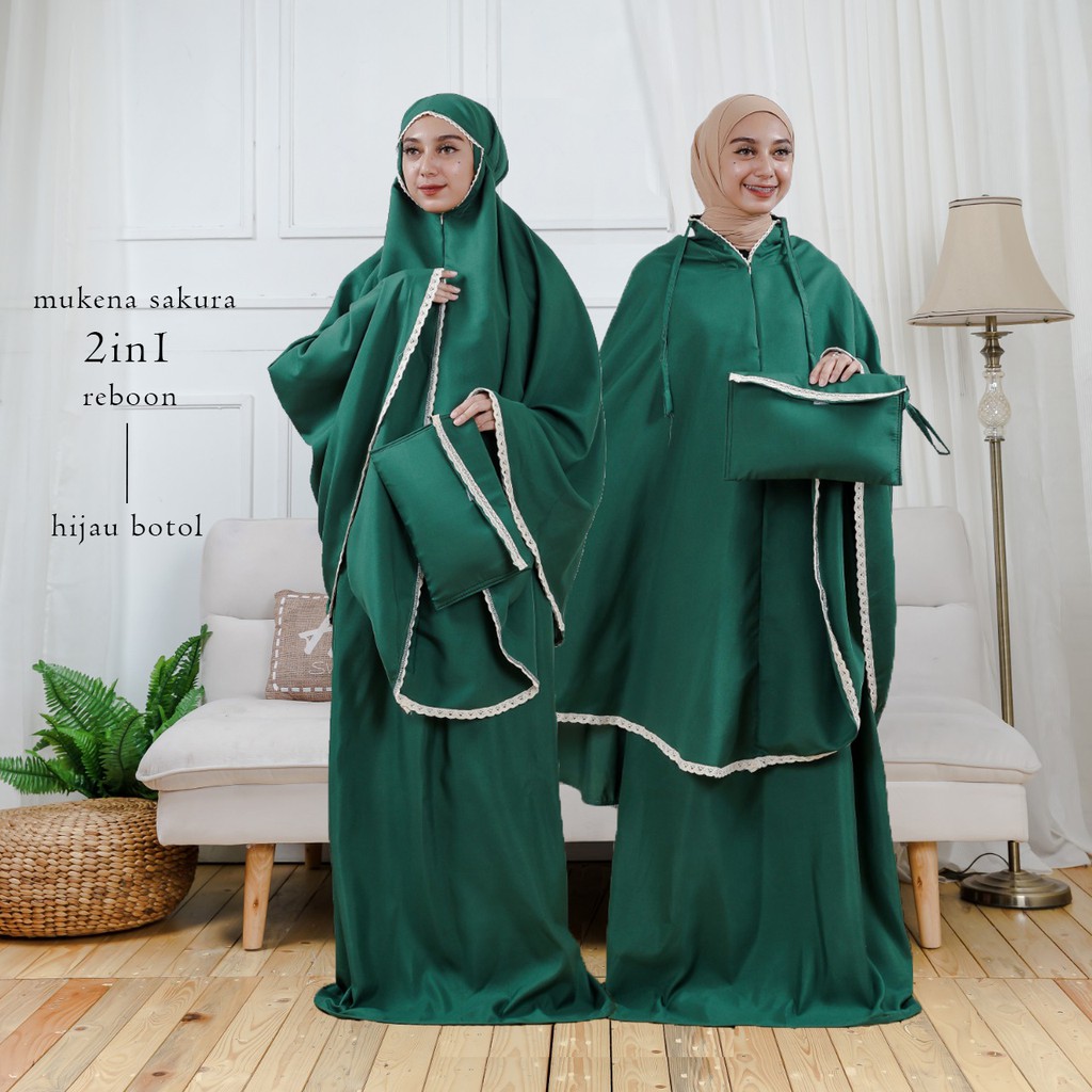 Mukena syila treveling mukena 2in 1 mukena jumbo mukena boedir mukena treveling