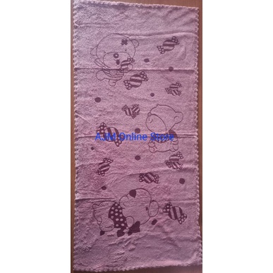 handuk muka microfiber 35 cm x 75 cm - tebal