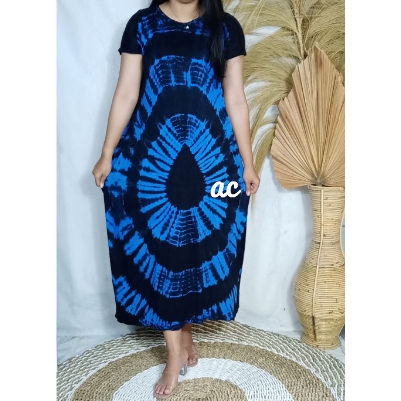 DASTER TIE DYE KIPAS LONG KHAS BALI DASTER JERSEY PANJANG