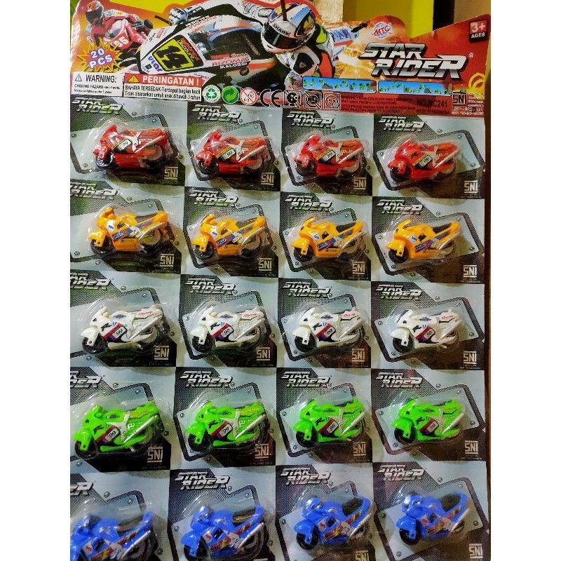 mainan motor GP spin go / mainan moto GP / miniatur motor GP/ motor rossi / mainan anak murah