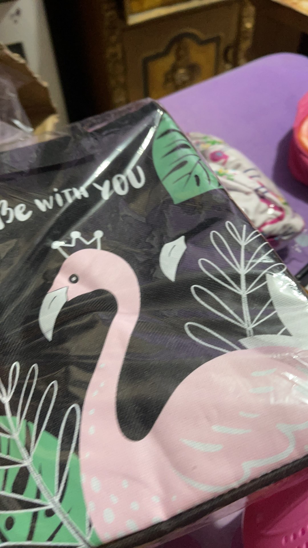 Lunch Box / Tas Bekal Tahan Panas Dingin Motif Flamingo