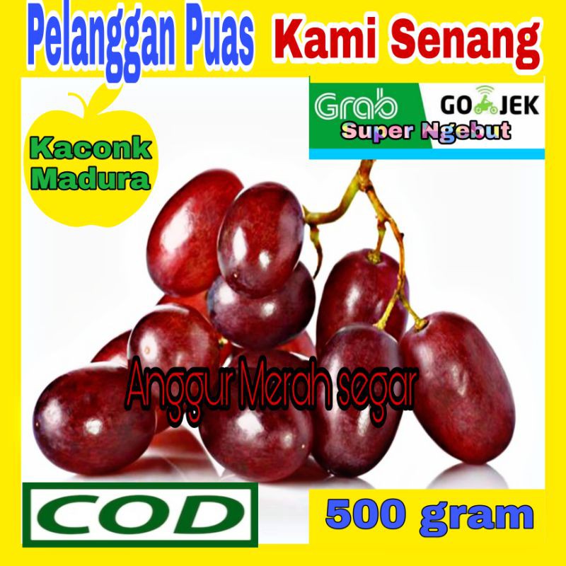 

Anggur merah 500 gram