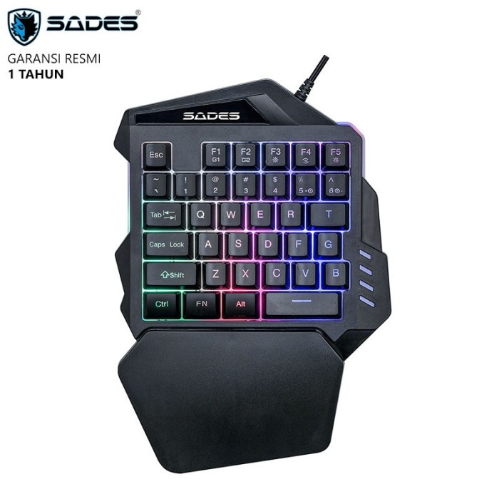 Sades Keyboard  Revolver TS-36 Keyboard Gaming Single Hand