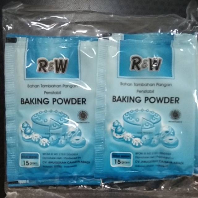 Baking powder bahan pengembang penstabil kue R&amp;W cake stabilizer