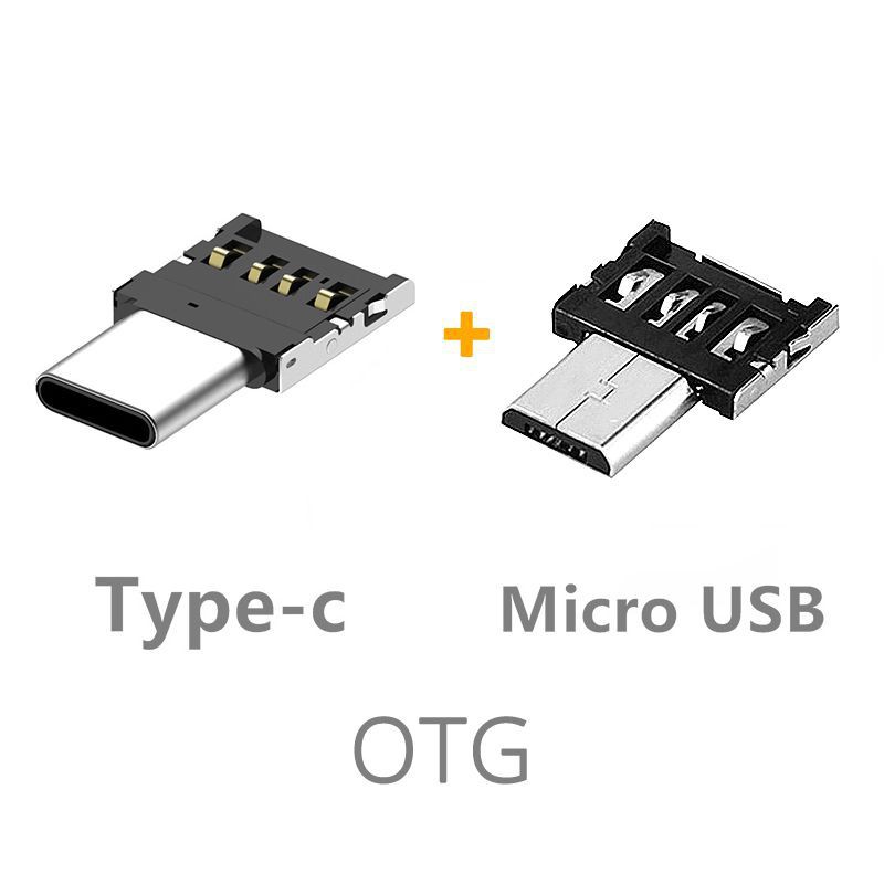 OTG MINI PERSEGI MICRO USB / TYPE C konektor NON KABEL MURAH