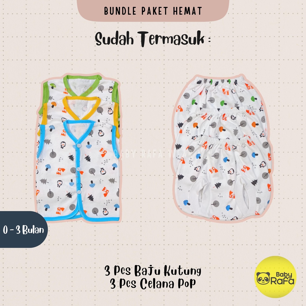 Paket Hemat Baju Bayi Motif 18 pcs merk DIV DIV Collection