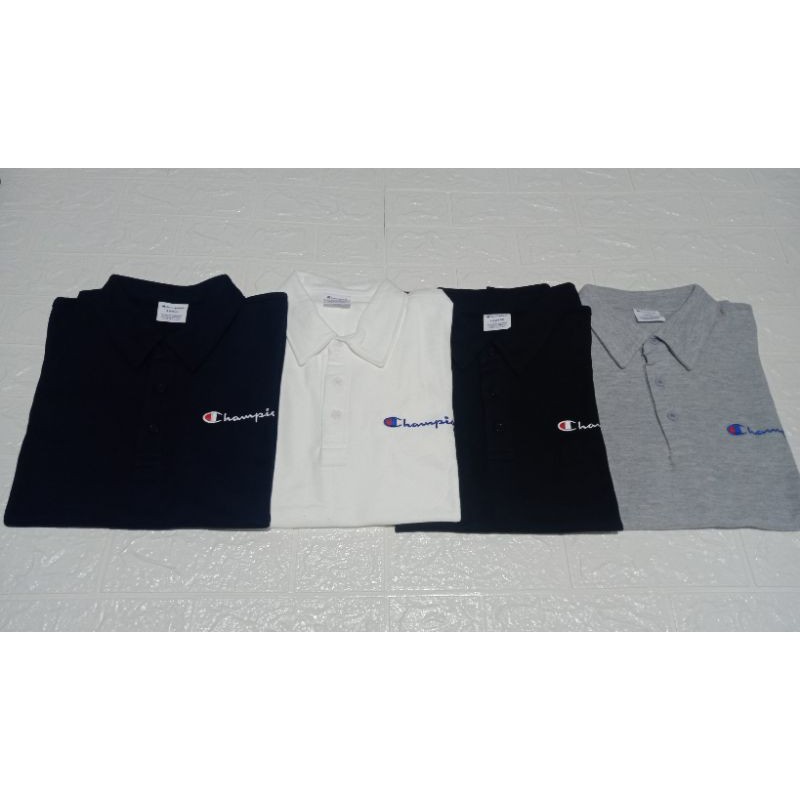 Polo Champion Logo Bordir Original