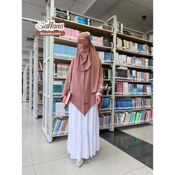 BERGO SAFFANA BY AZDA INDONESIA TERBARU BERGO TALI JUMBO V SHAPE SHAKILA PREMIUM POLOS FREE CADAR TA