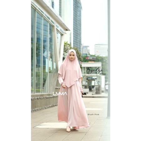 Syadza dress by umma syari | umma daily solo | gamis jersey modis | gamis cantik | umma syari solo
