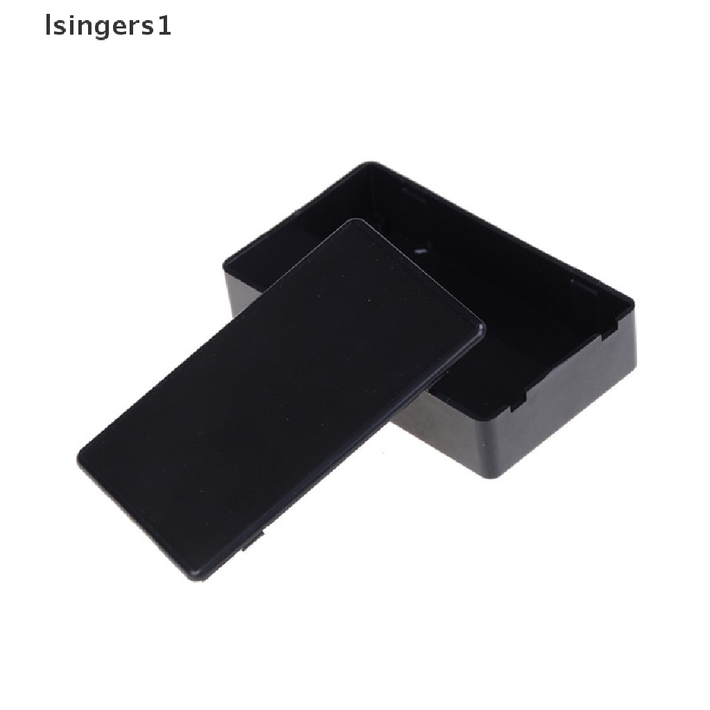 (lsingers1) Kotak Case Proyek Elektronik Bahan Plastik Warna Hitam Ukuran 85x50 X 21mm