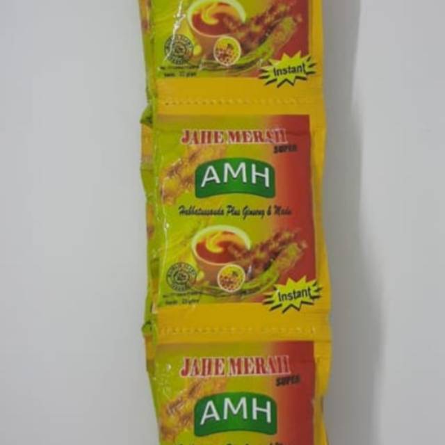 

Jahe merah super AMH sachet