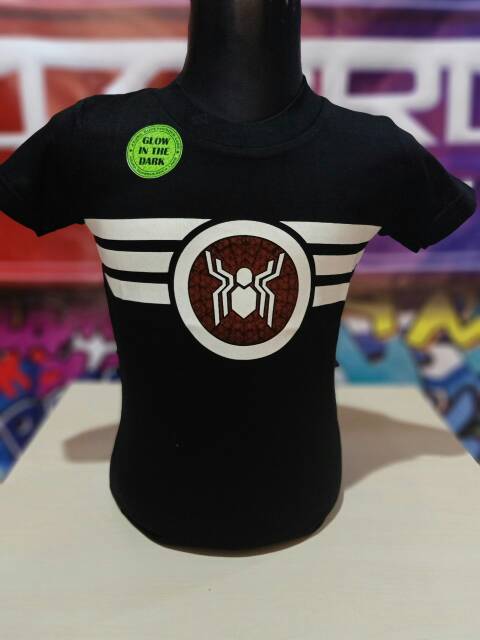 Kaos Anak Spiderman Azura Glow In The Dark