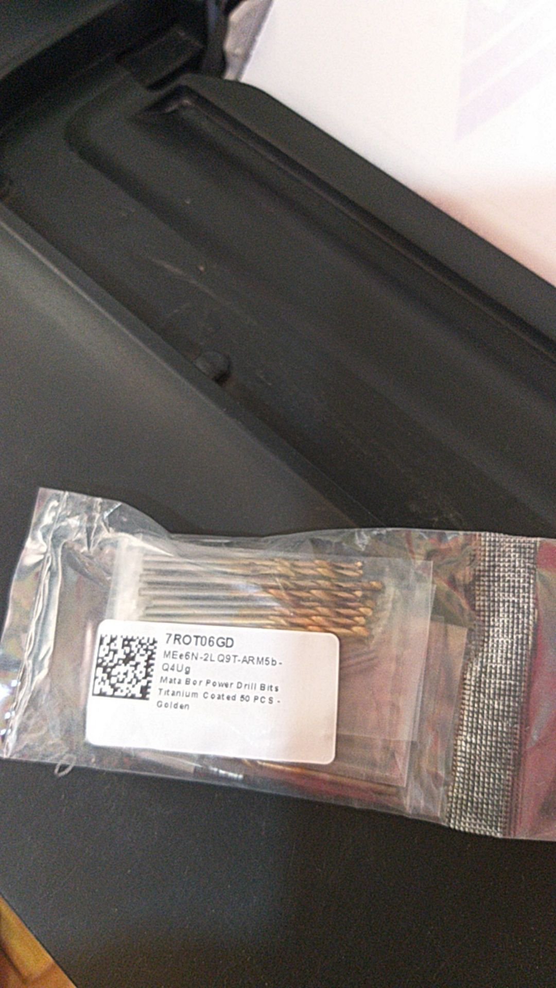 Bisa Bayar Di Tempat/ Cod )mata Bor Besi Kayu Power Drill Bitz Titanium Coated 50 Pcs- Golden