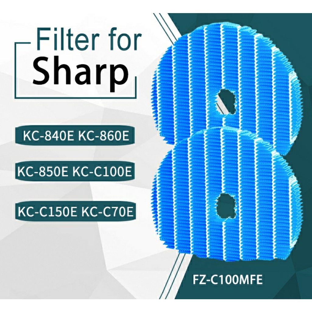 NAUTIC - Humidifying FILTER FZ-C100MFE oem REPLACEMENT SHARP buat KC-C100E / KC-960 E/Y / KC-860 E/Y / KC-C150E / KC-950 E/Y / KC-850 E/Y / KC-940 E/Y / KC-840 E/Y / KC-C70E