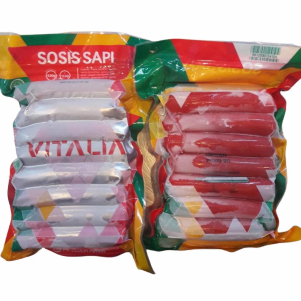 Vitalia Sosis Sapi [420 gr]