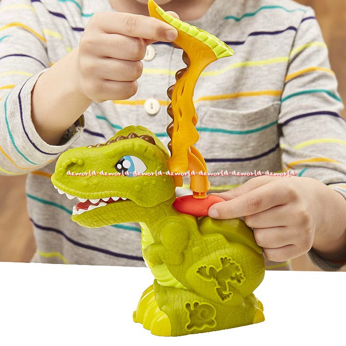 Play-Doh Rex The Chomper Mainan Lilin PlayDoh Trex Dinosaurus Dengan Cetakan Dino