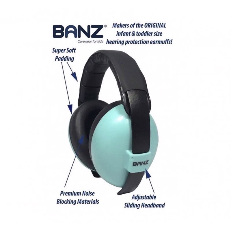 Banz earmuff original - penutup telinga bayi dan anak