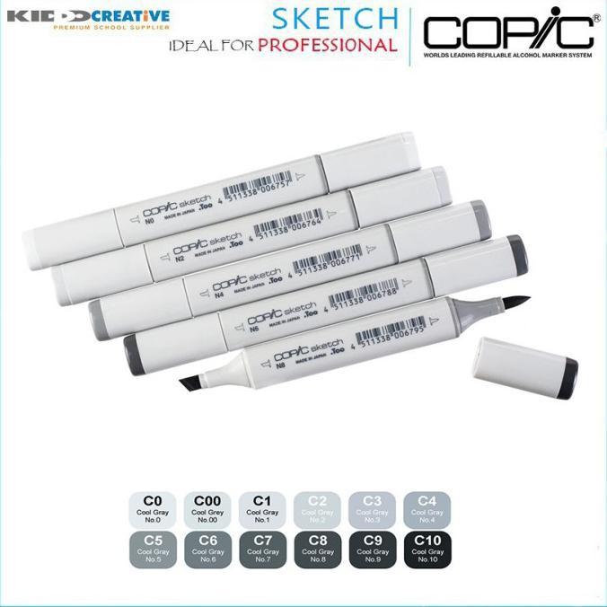 

Terbaru! Copic Individual Sketch Cool Gray ( C ) 2 - Copic Terpercaya