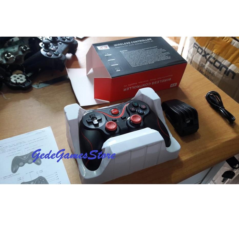 (TERBAIK) X3 Gamepad Android X3 Bluetooth Wireless Controller Gamepad bluetooth android Stik Android