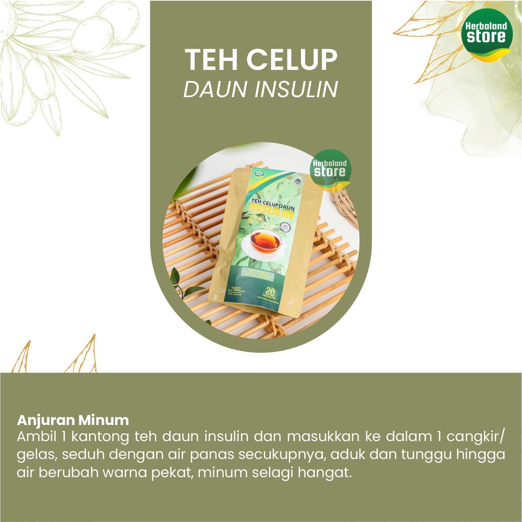 ANTI DIABETES !!! Teh Celup Daun Yakon Insulin Obat Diabetes Anti-Kanker