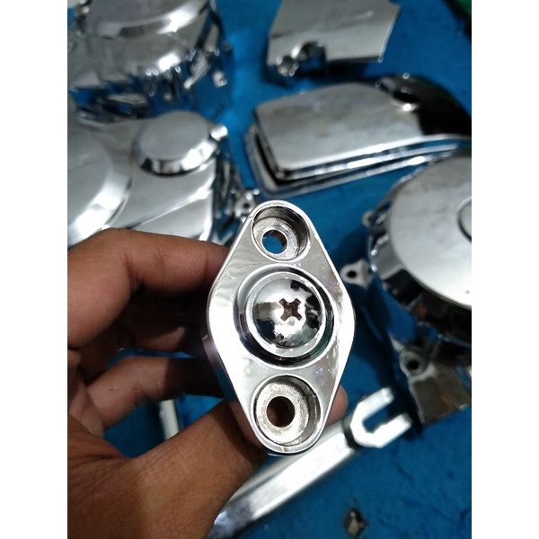 TENSIONER SETELAN KAMPRAT MEGAPRO TIGER CRHOME ORI COPOTAN MOTOR