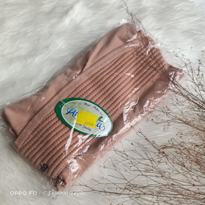 Jilbab Sport Amanda / Bergo Olahraga / Bergo Sport-Cream