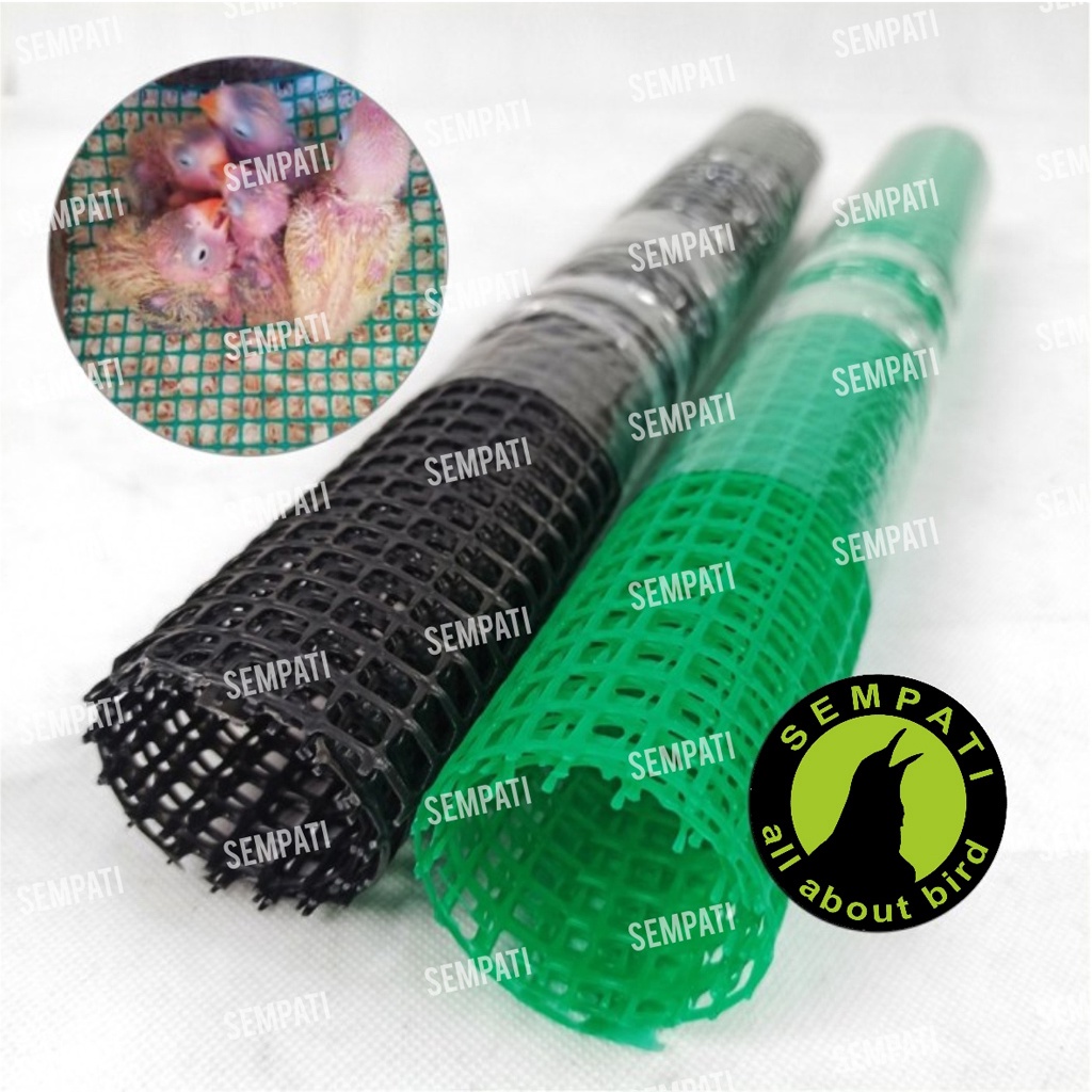 ALAS KANDANG KARPET SANGKAR UMBARAN BURUNG PIYIK PLASTIK HDPE 60X40CM ALAS KANDANG KUCING ANJING JRS-1