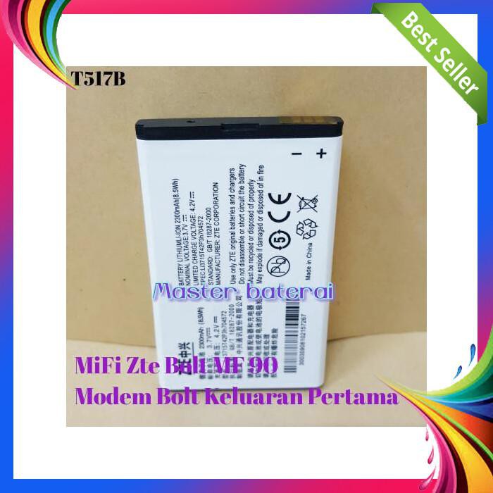 BATERAI MODEM WIFI MIFI ZTE BOLT MF90 MF 90 ORI